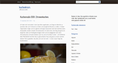 Desktop Screenshot of kuchenkram.com